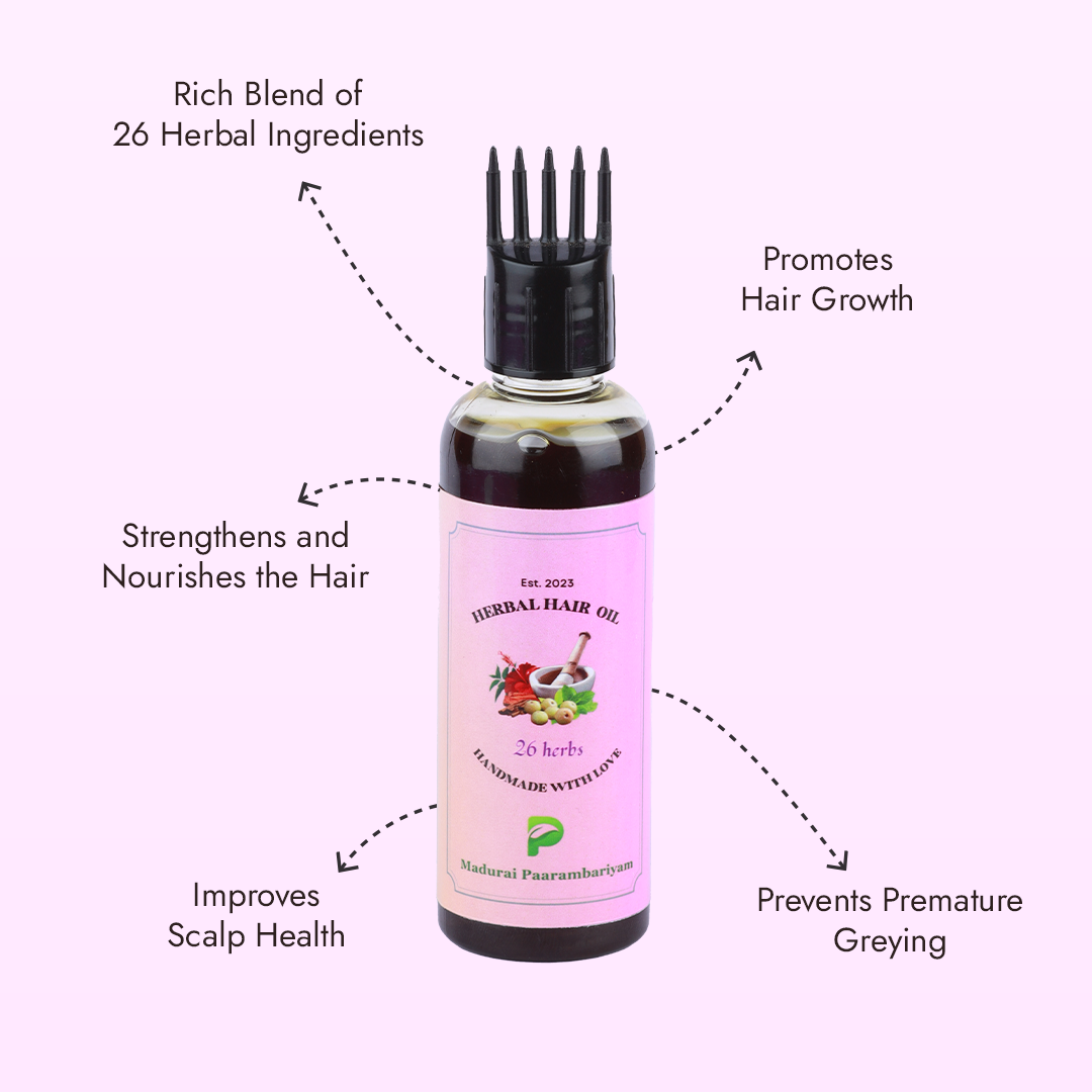 26 Herbs Hair Oil