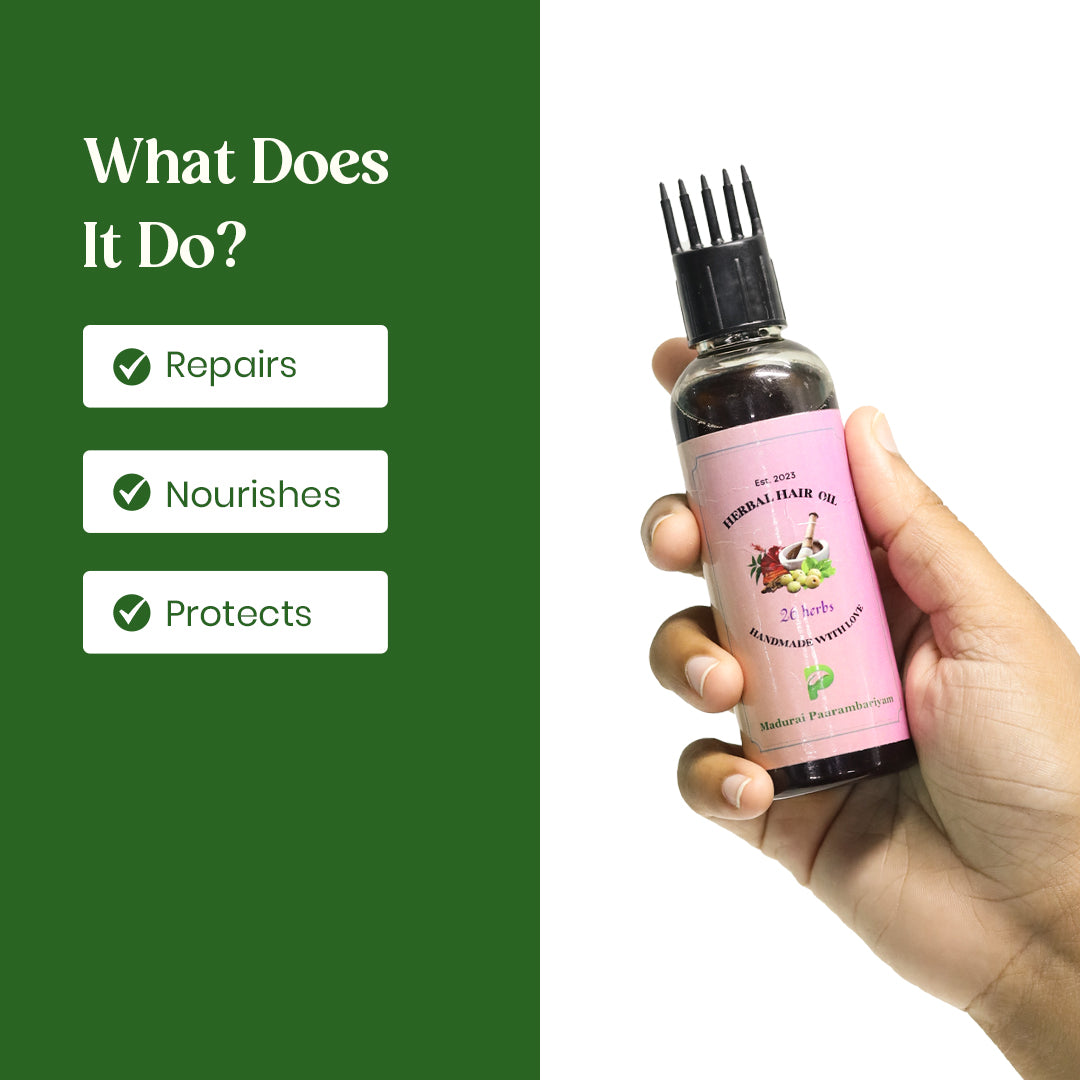 26 Herbs Hair Oil