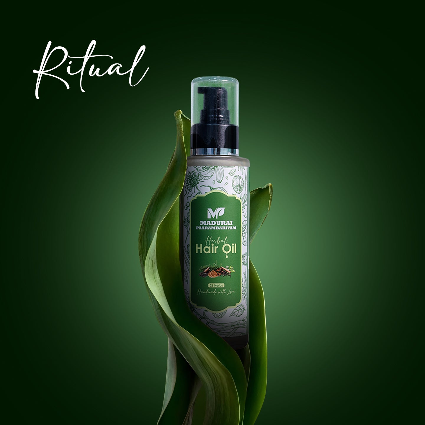 Herbal Hair Oil with 26 Herbs