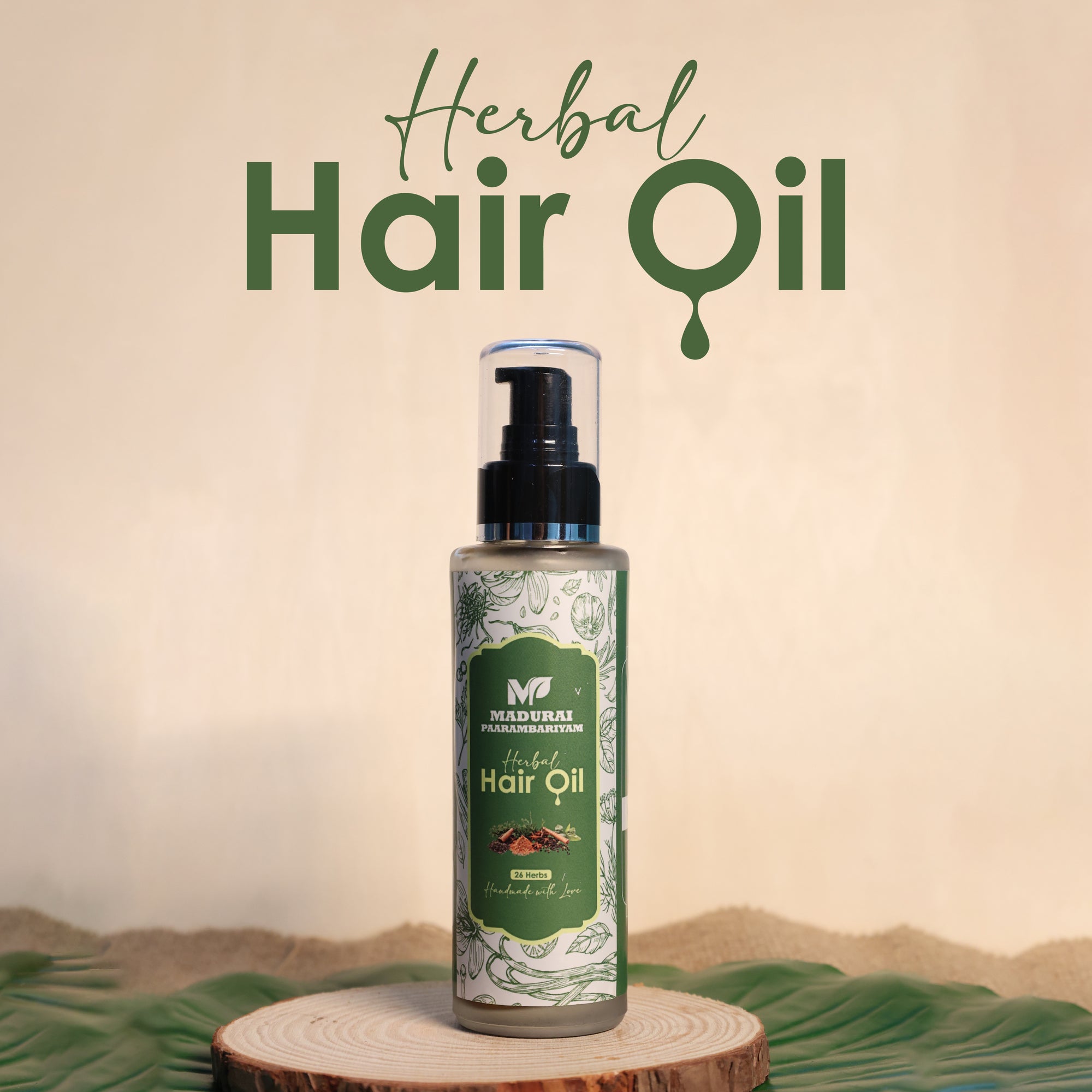Herbal Hair Oil with 26 Herbs